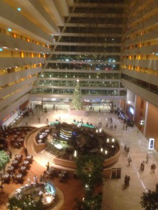 Weihnachtsbaum Marina Sands Bay Hotel